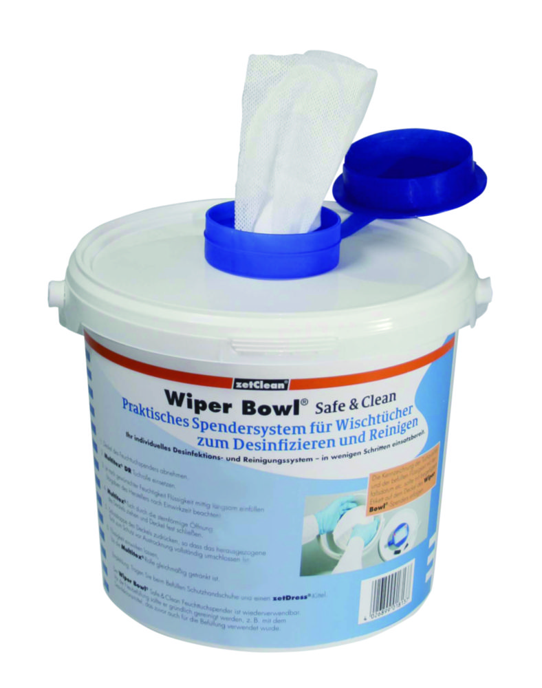 Dávkovací systém Wiper <sup>Bowl®</sup> Safe &amp; Clean na čistenie vreckoviek
