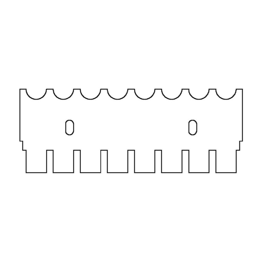 Hrebene pre gélovú elektroforézu MultiSUB Midi