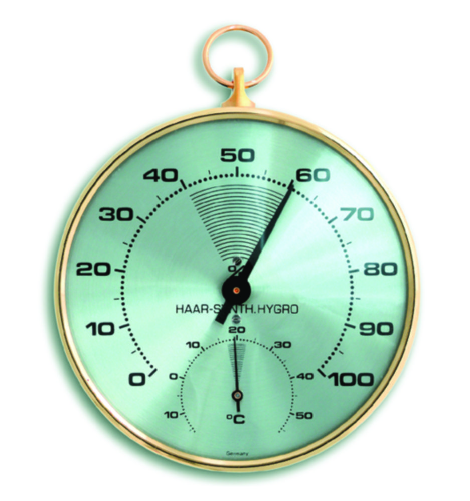 Termohygrometer, analógový