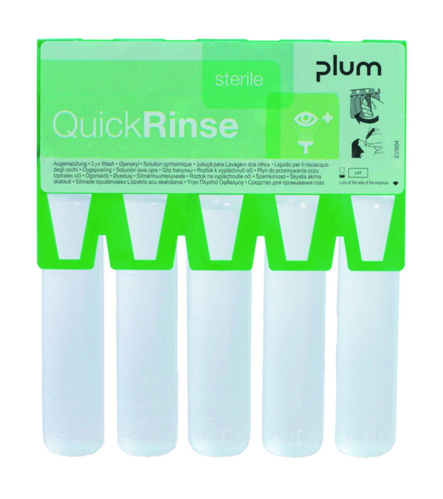 Ampulka na výplach očí QuickRinse, 0,9% NaCl, sterilná