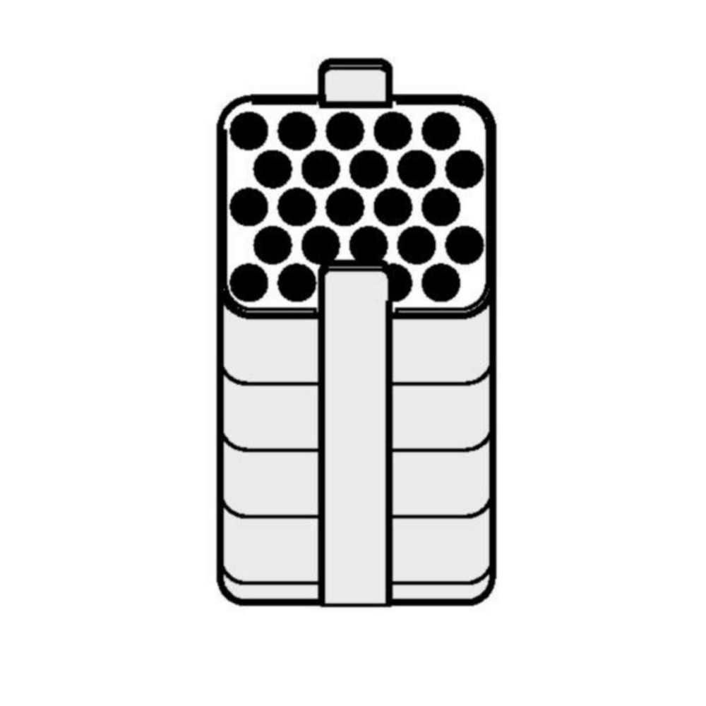 Adaptéry pre obdĺžnikové vedrá 250 ml pre výkyvný rotor A-4-62