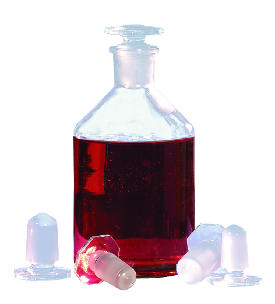 Fľaše na odber vzoriek vody a sklenené zátky, <sup>behrotest®</sup>