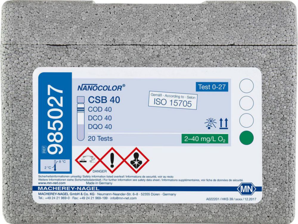 Skúmavky <sup>NANOCOLOR® </sup>COD