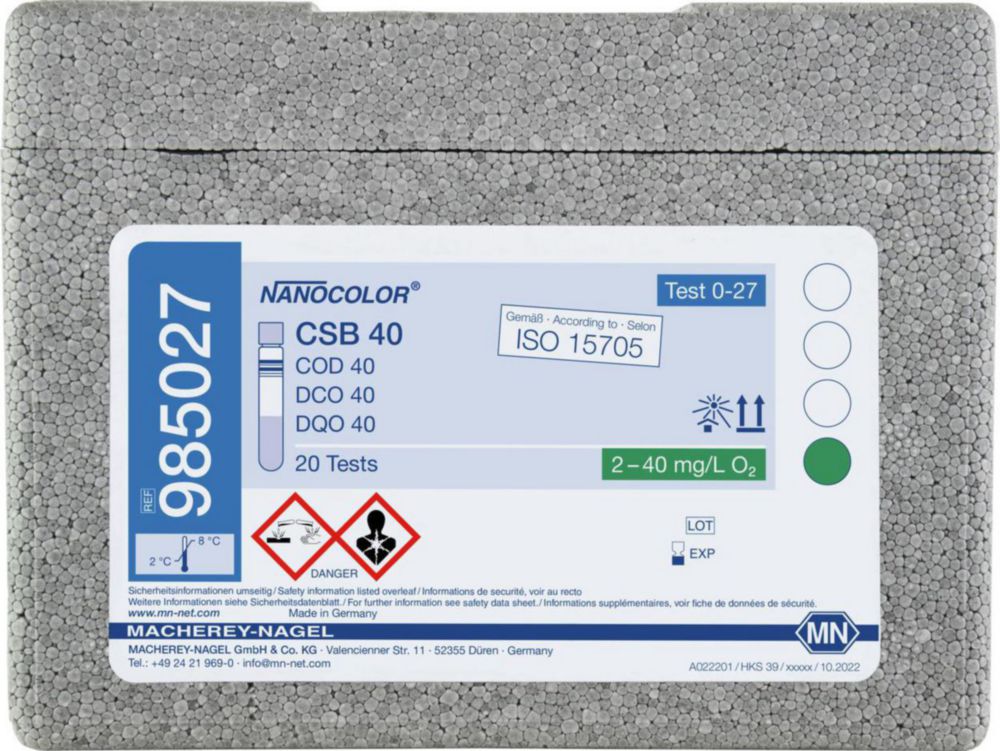 Skúmavky <sup>NANOCOLOR® </sup>COD
