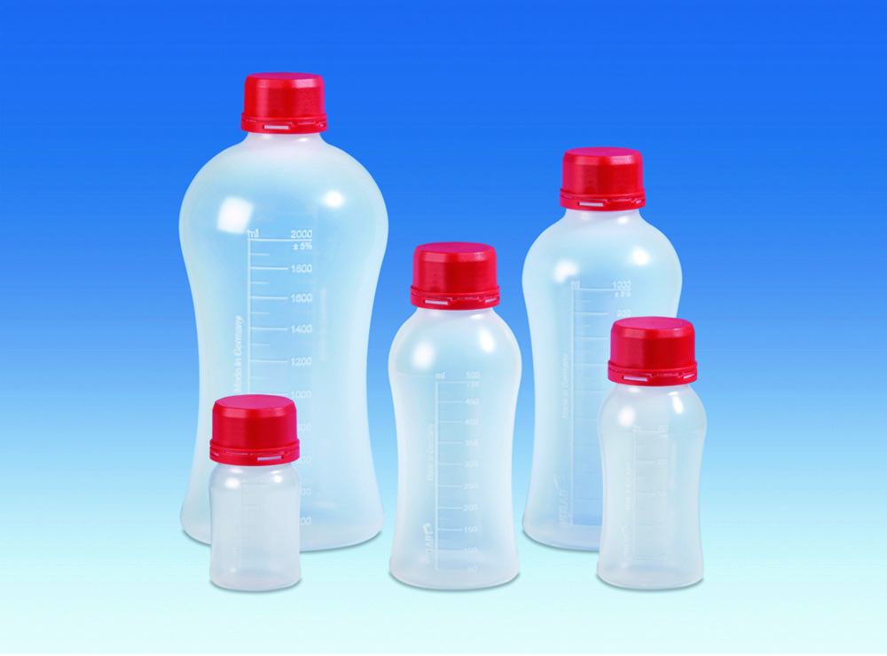 Laboratórne fľaše VITgrip™, PP, GL 45
