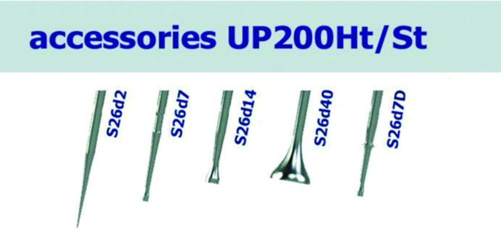 Sonotródy pre ultrazvukové homogenizátory UP200Ht / UP200St, titán