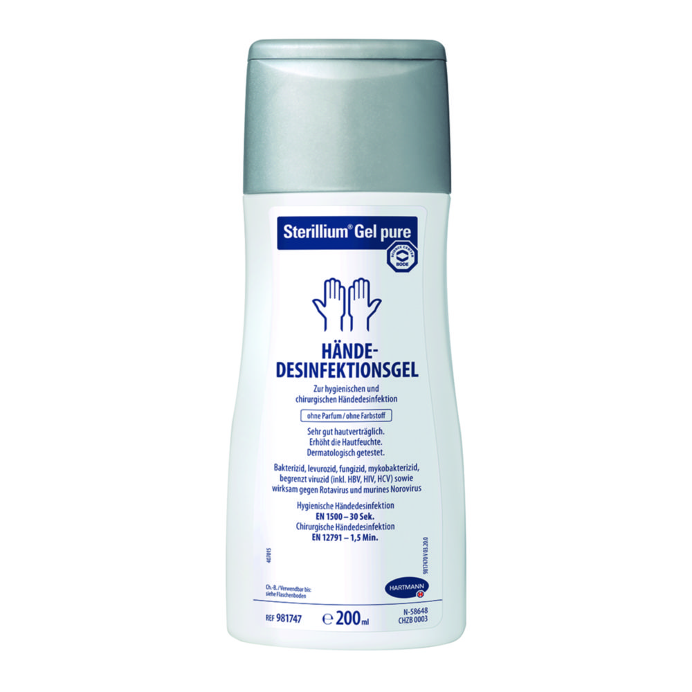 Dezinfekčný prostriedok na ruky <sup>Sterillium®</sup> Gel pure