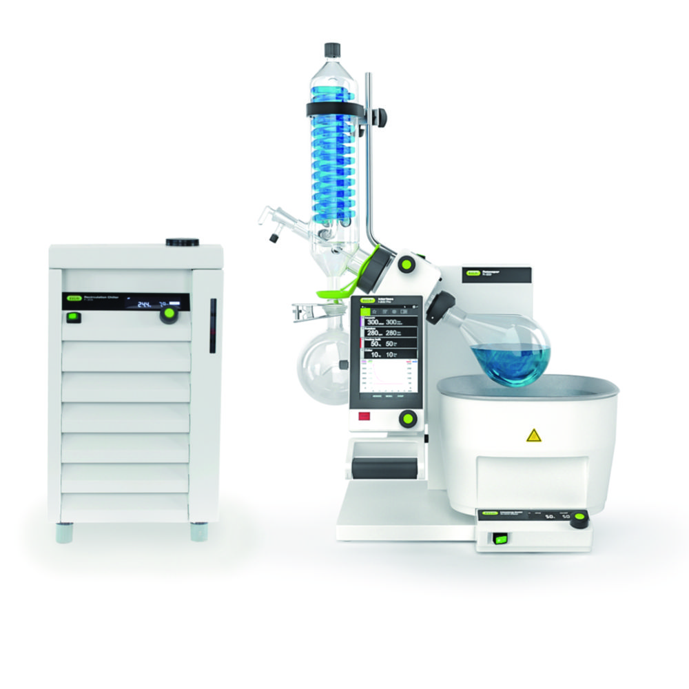 Systém <sup>Rotavapor®</sup> R-300 s rozhraním I-300 Pro a recirkulačným chladiacim zariadením F-305