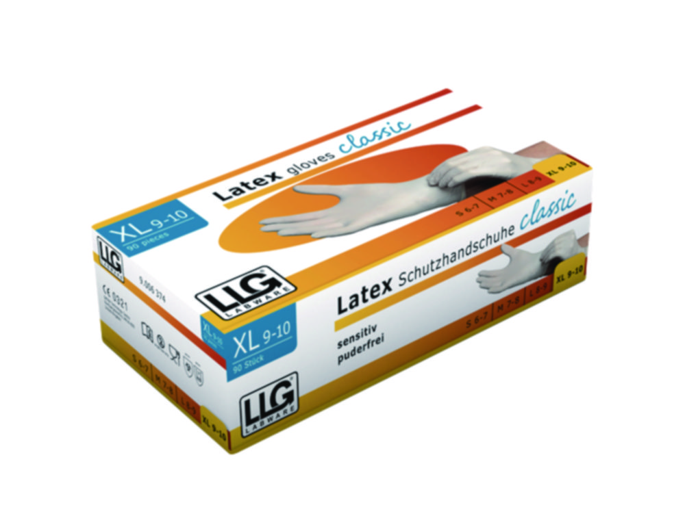 Rukavice LLG-Disposable Gloves <i>classic</i>, latexové