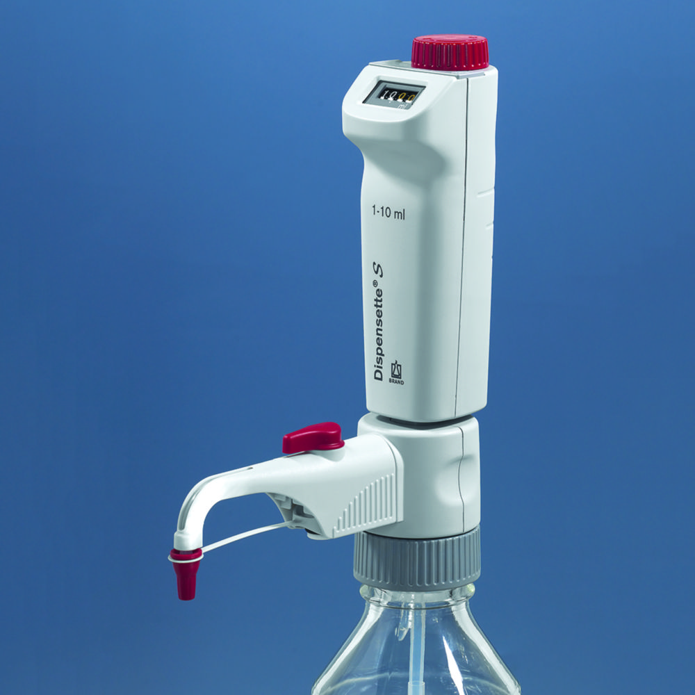 Dávkovač na fľaše <sup>Dispensette®</sup> Digital S, vrátane kalibračného certifikátu DAkkS