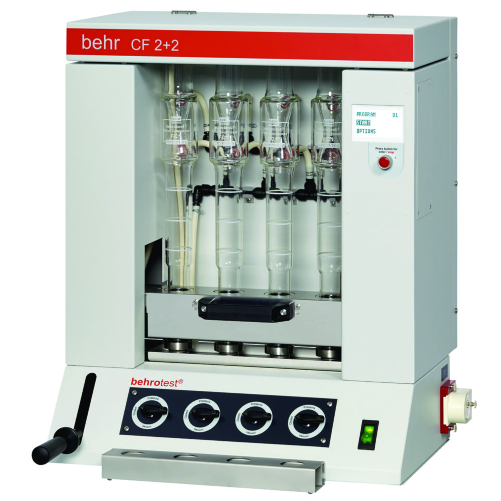 <sup>behrotest®</sup> CF 2+2 a CF 6, poloautomatická extrakcia surovej vlákniny