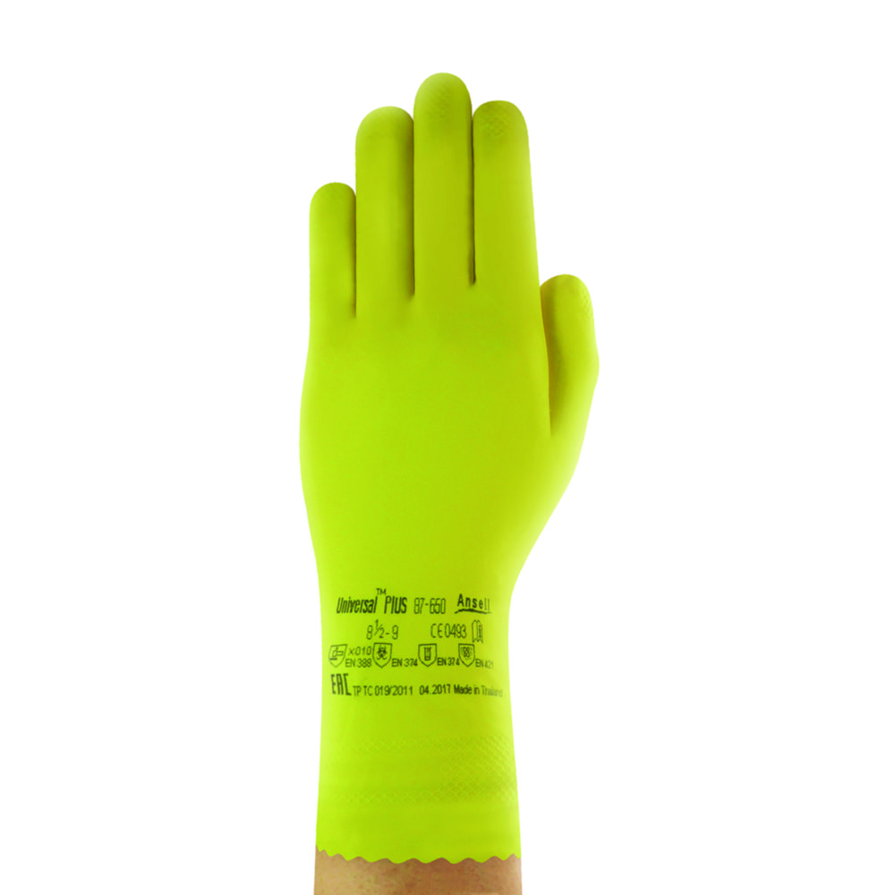 Rukavice na ochranu proti chemikáliám UNIVERSAL™ Plus, latexové