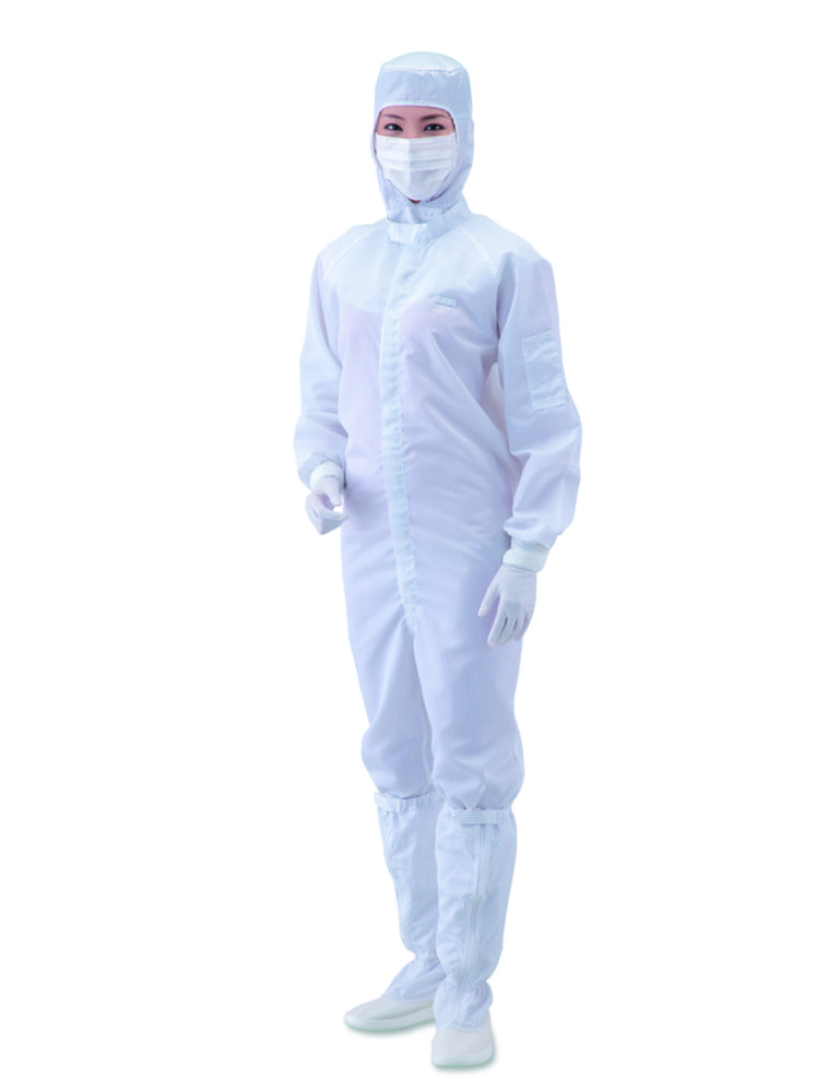 Kombinéza do čistých priestorov, predný zips, polyester