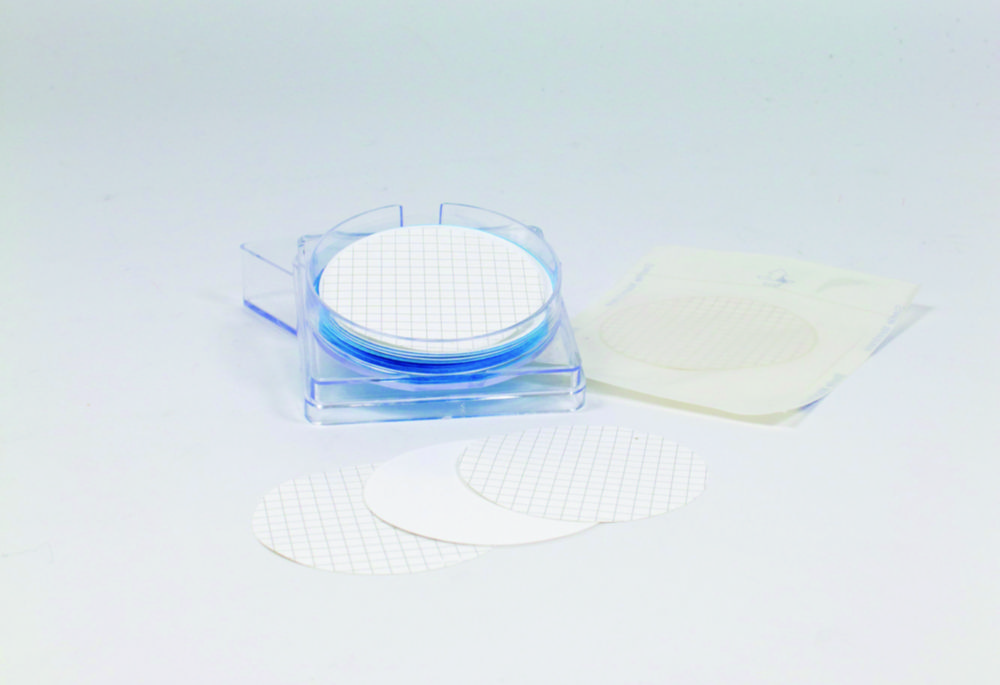 <i>Membránové</i> filtre, zmiešané estery celulózy, s mriežkou