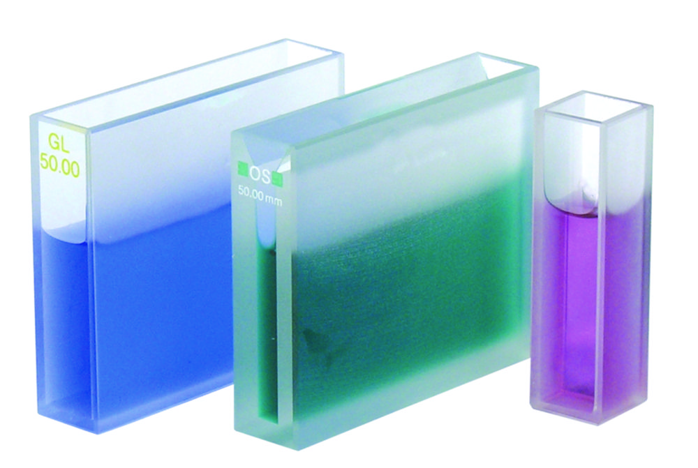 Príslušenstvo <sup>NANOCOLOR®</sup>, štandardné obdĺžnikové kyvety