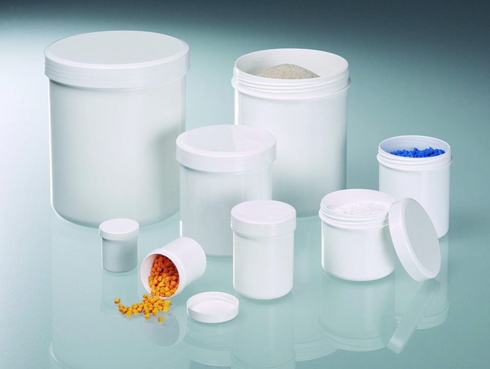 Poháre so skrutkovacím uzáverom, <sup>LaboPlast®</sup>, PP