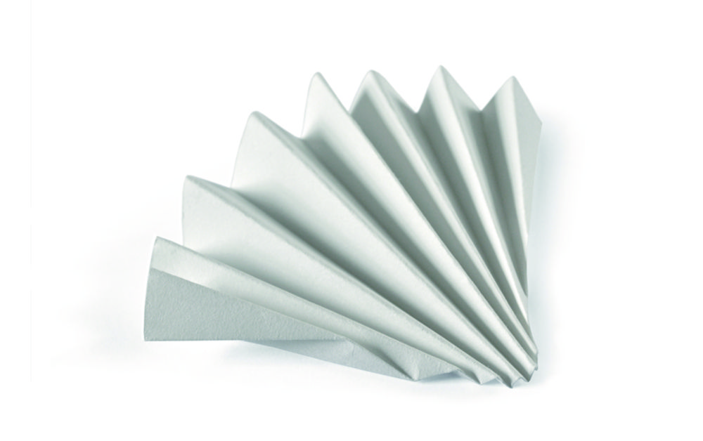 Kvalitatívny filtračný papier, trieda 594½, skladané filtre