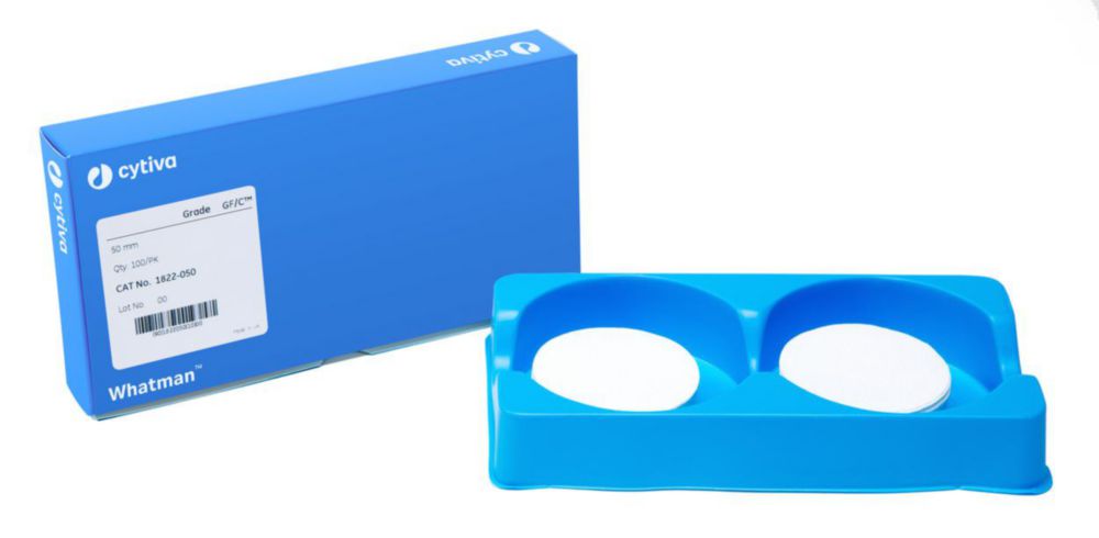 Filtre zo sklenených mikrovlákien, trieda GF/C, okrúhle filtre