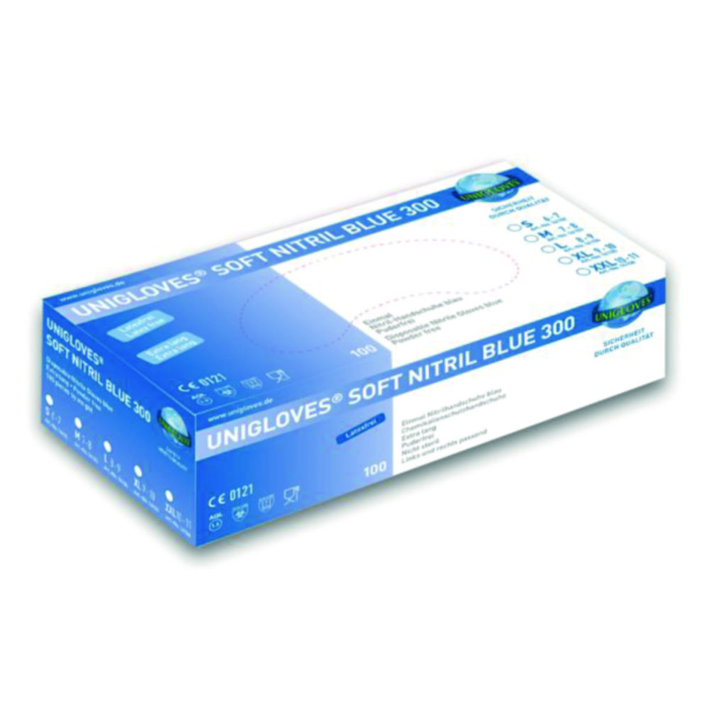 Jednorazové rukavice Soft Nitril Blue 300, nitril