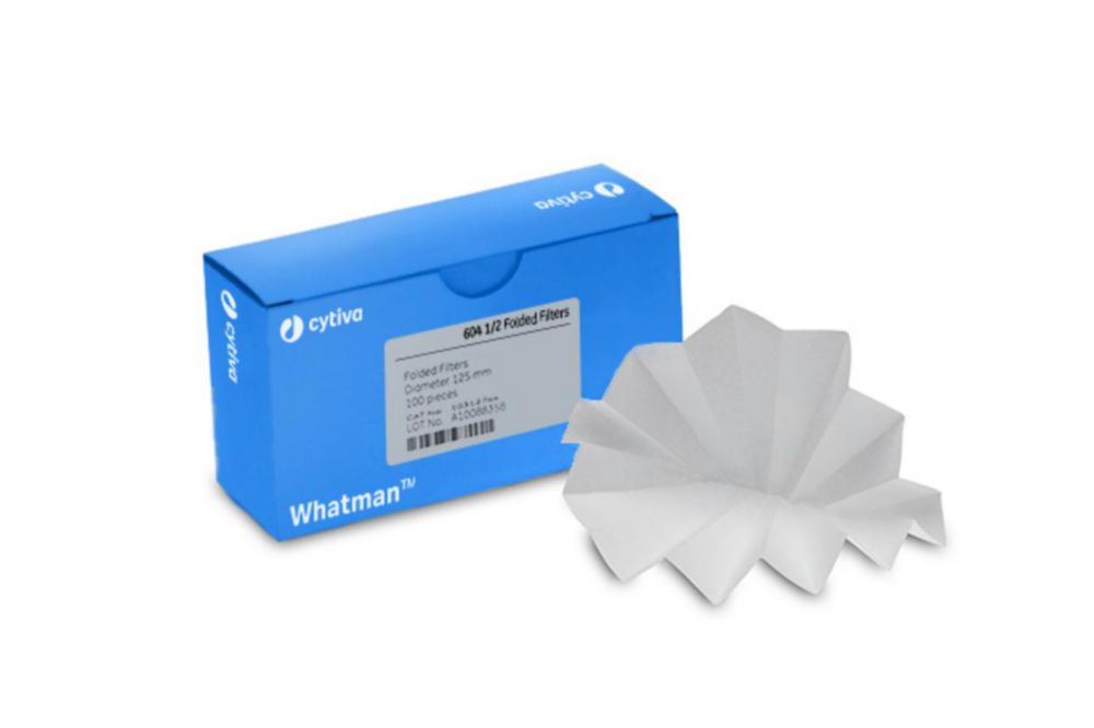 Kvalitatívny filtračný papier, trieda 604½, skladané filtre