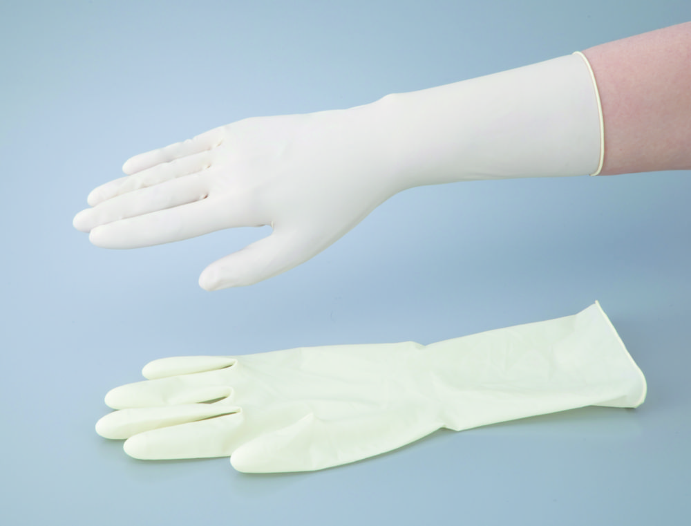 Jednorazové rukavice ASPURE SP, latexové, úplne reliéfne