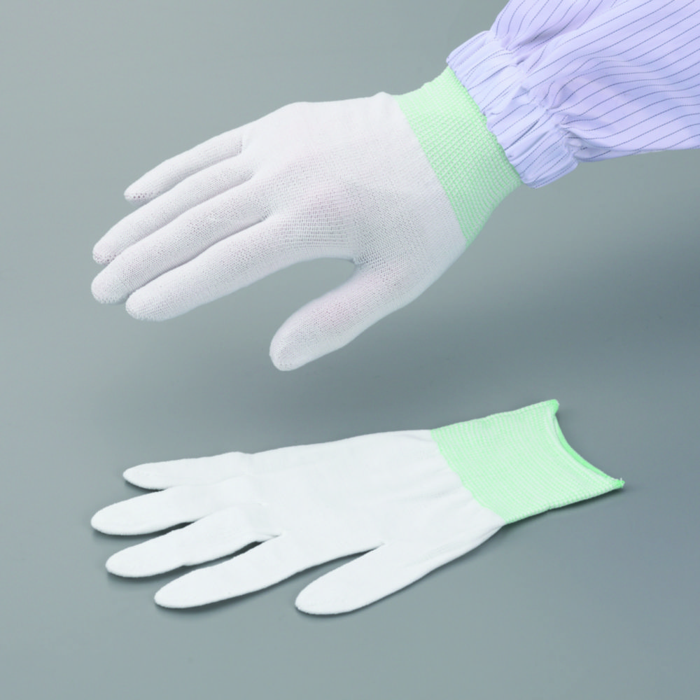 Spodné rukavice ASPURE SILVIX, biele, nylon
