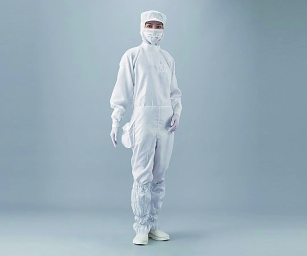 Kombinéza pre čisté priestory ASPURE, polyester, s bočným vreckom