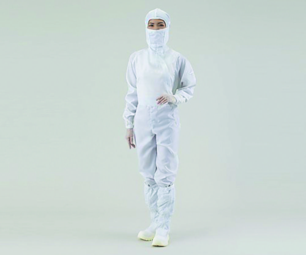 Kombinéza pre čisté priestory ASPURE, polyester, s vreckom na pero