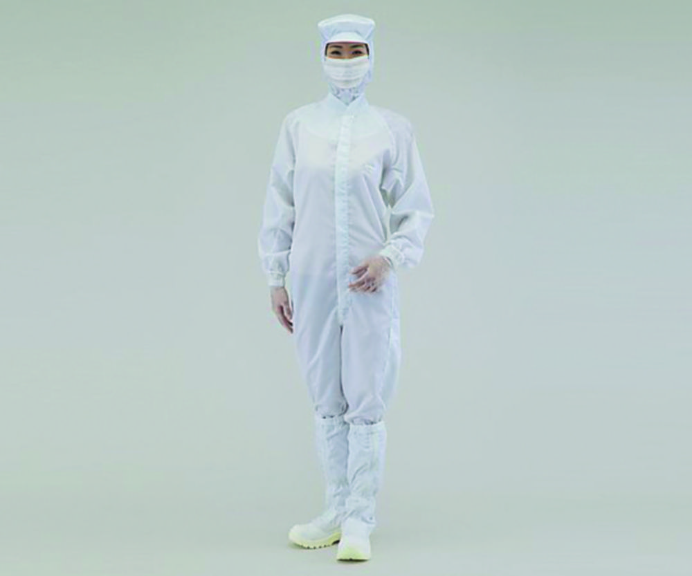 Kombinéza pre čisté priestory ASPURE, polyester, s bočným vreckom na nohe