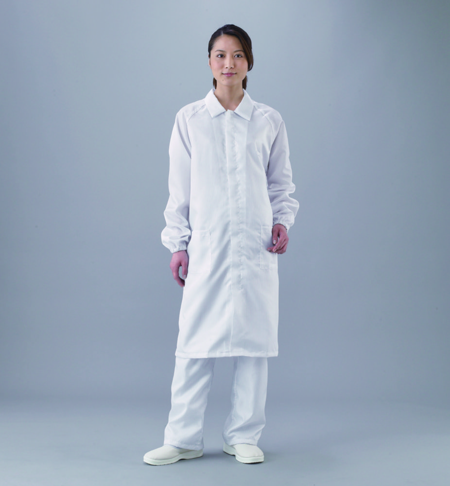 Laboratórny plášť ASPURE, pre čisté priestory, polyester, so zipsom