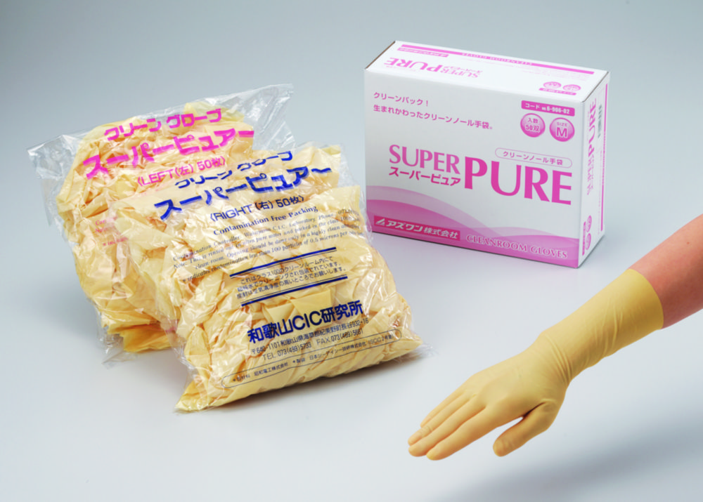 Jednorazové rukavice SUPER PURE, latexové, sterilné