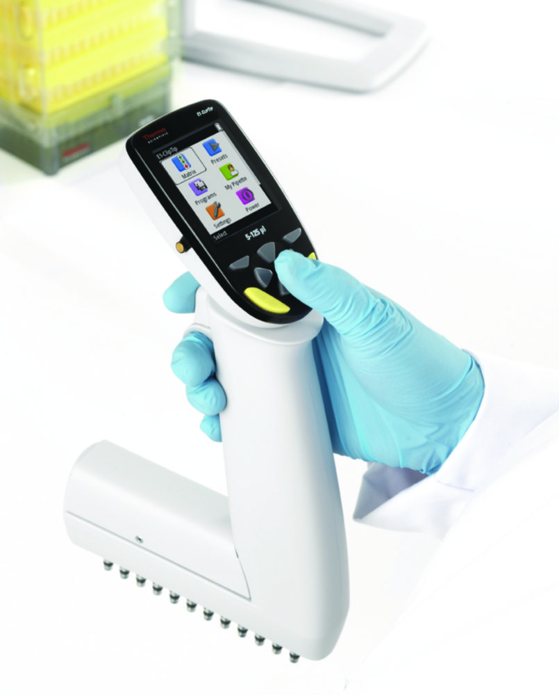 Elektronické viackanálové mikrolitrové pipety E1-ClipTip™, variabilné