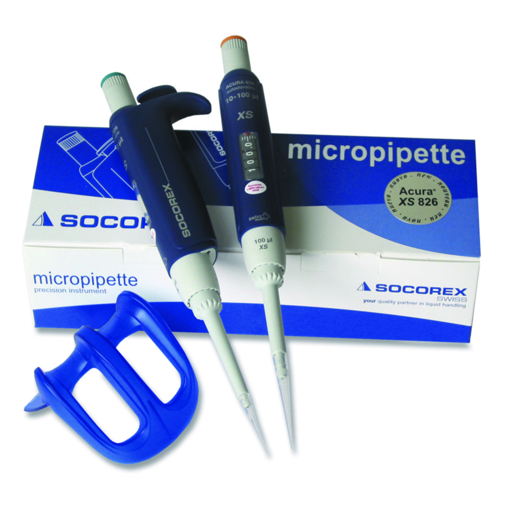 Mikrolitrové pipety TwiXS Pack <sup>Acura®</sup> manual XS 826, variabilné