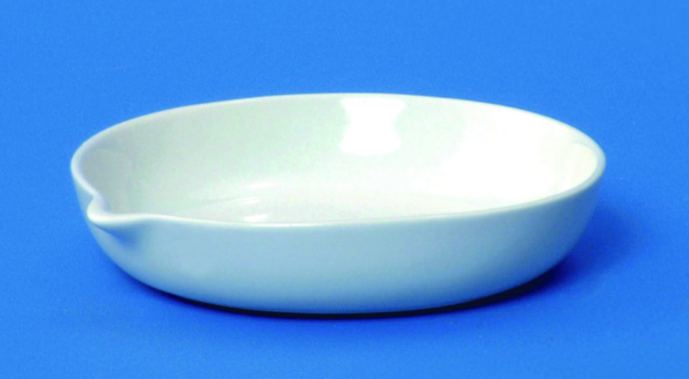 LLG-odparovací riad, porcelán, nízky tvar