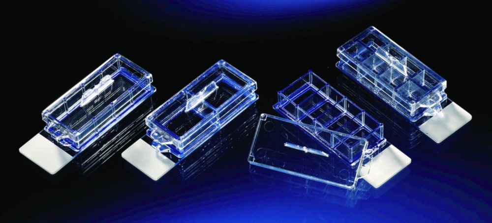 Mikroskopický preparát Lab-Tek II™ Chamber Slide™ System, sklo