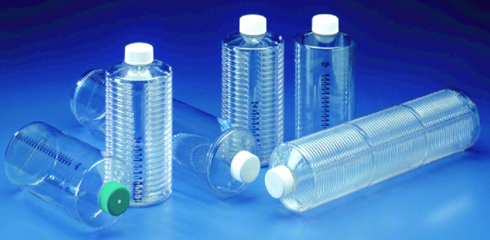 Roller bottles, PETG, pleated surface