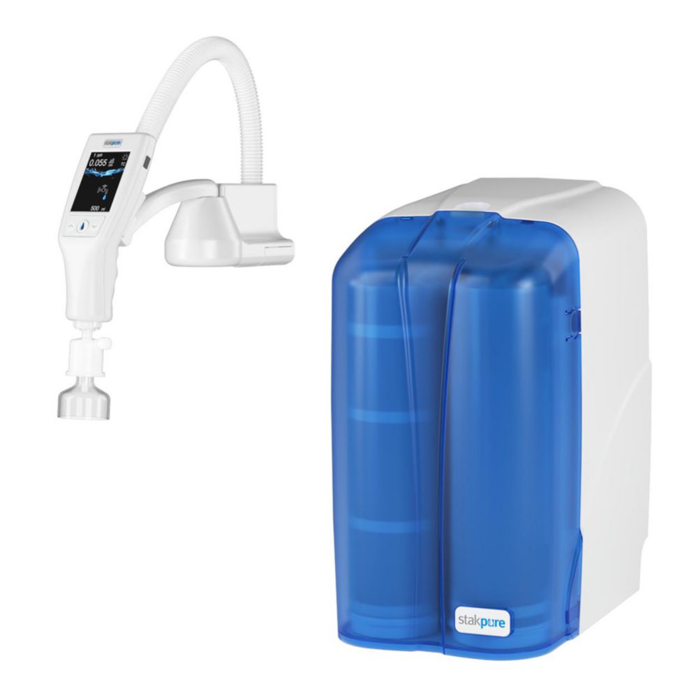 Systém na ultračistú vodu OmniaTap-T xs<sup>touch</sup> 8, verzia pod pultom s nástenným dávkovačom OptiFill<sup>touch</sup>