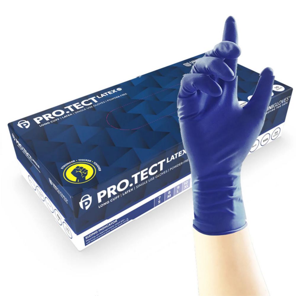 Jednorazové rukavice PRO.TECT Latex HD