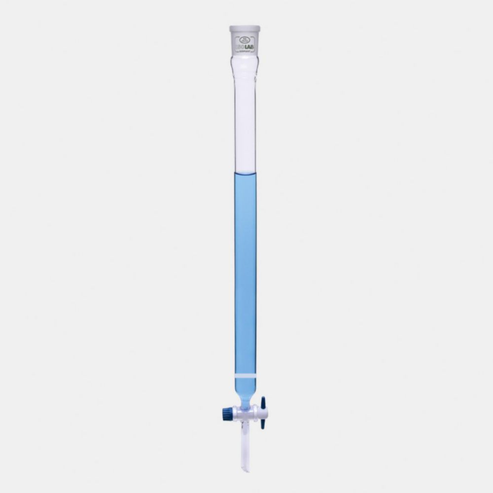 Chromatografické kolóny, borosilikátové sklo, s fritou