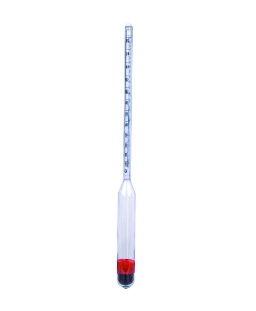 Hydrometre, vysoko kvalitné plasty, PC, na meranie nasýtenia soľou