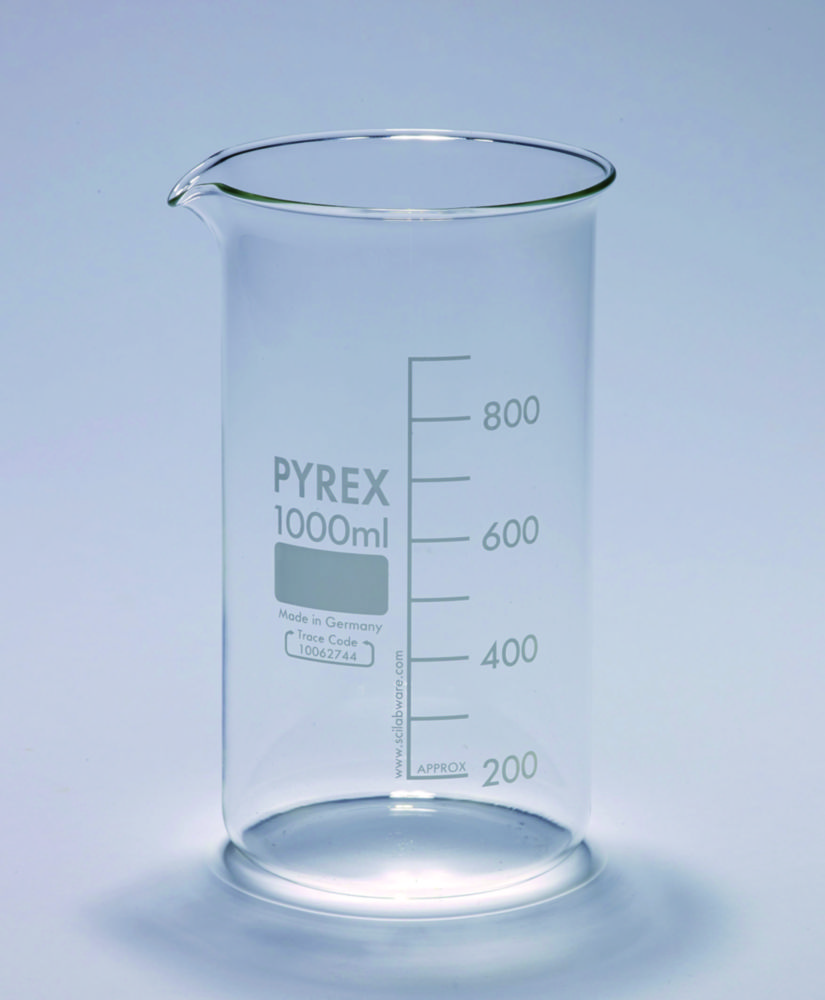 Kádinky, nízky tvar, ťažký, <sup>Pyrex®</sup>