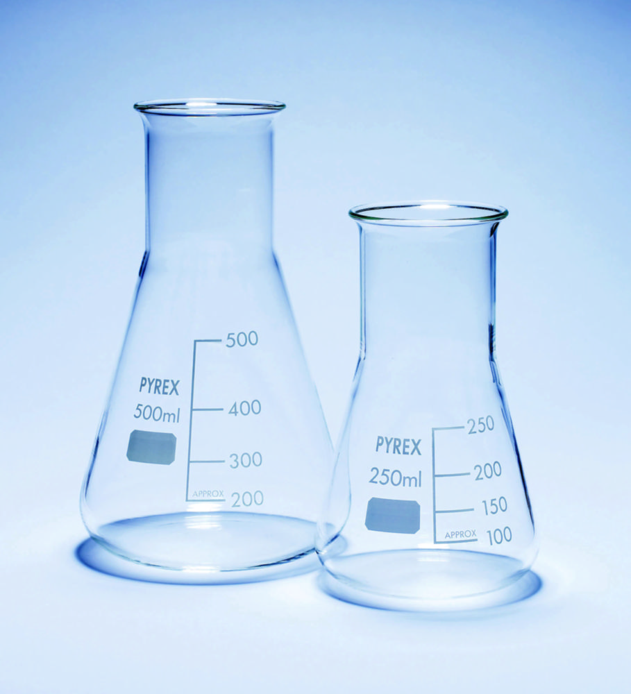 Fľaše so širokým hrdlom, <sup>Pyrex®</sup>